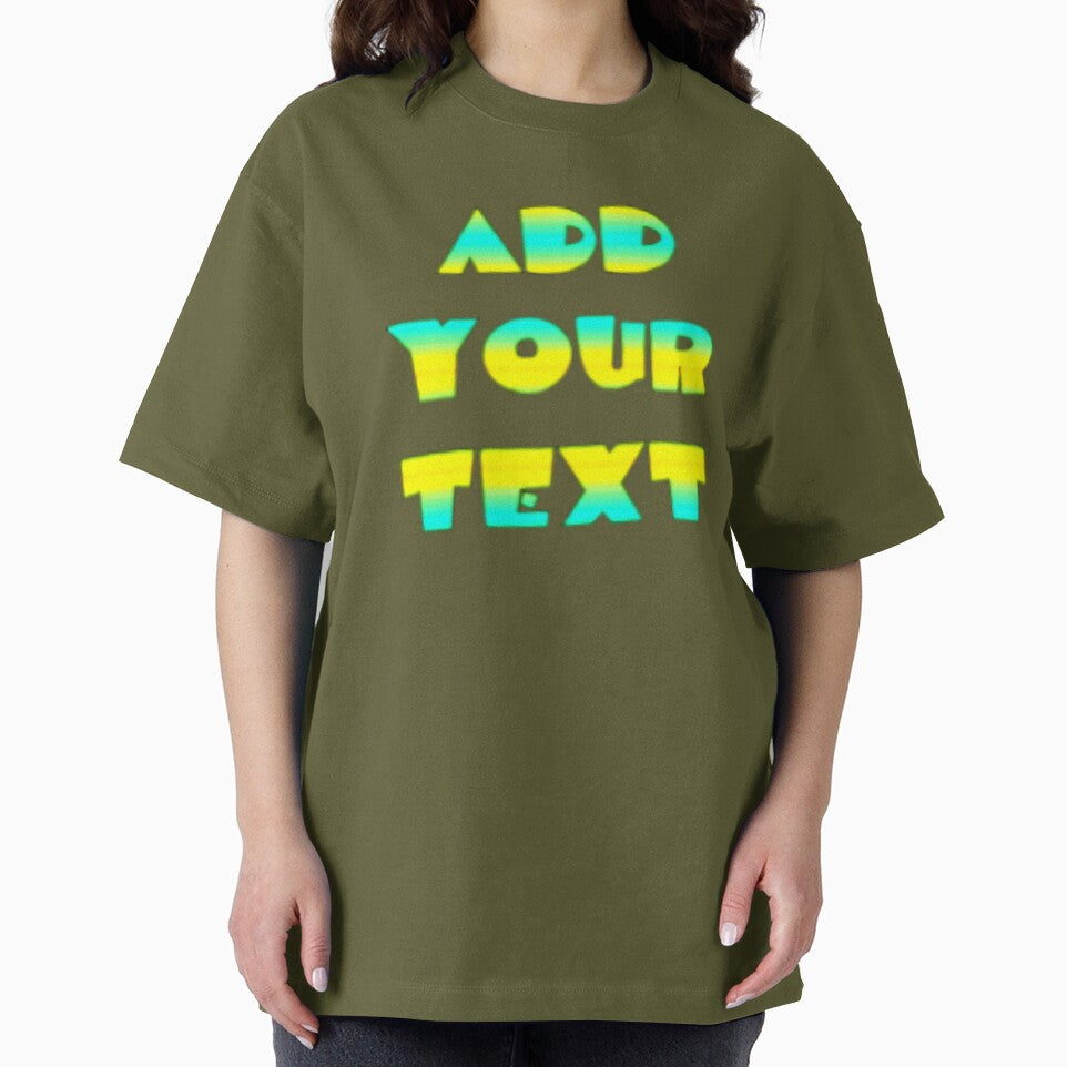 ADD YOUR TEXT CUSTOM T_Shirt 2 by Drawix
