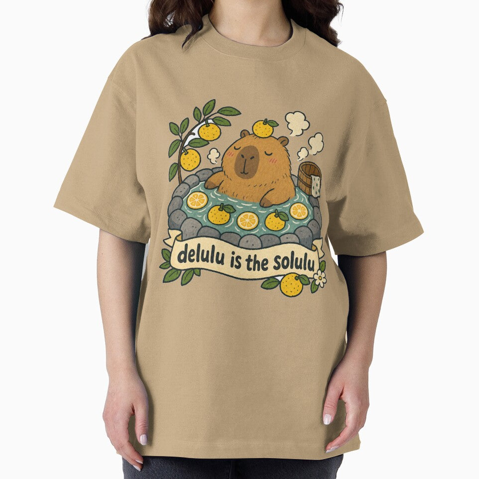 Delulu Is the Solulu Capybara by VisualArtsOasis