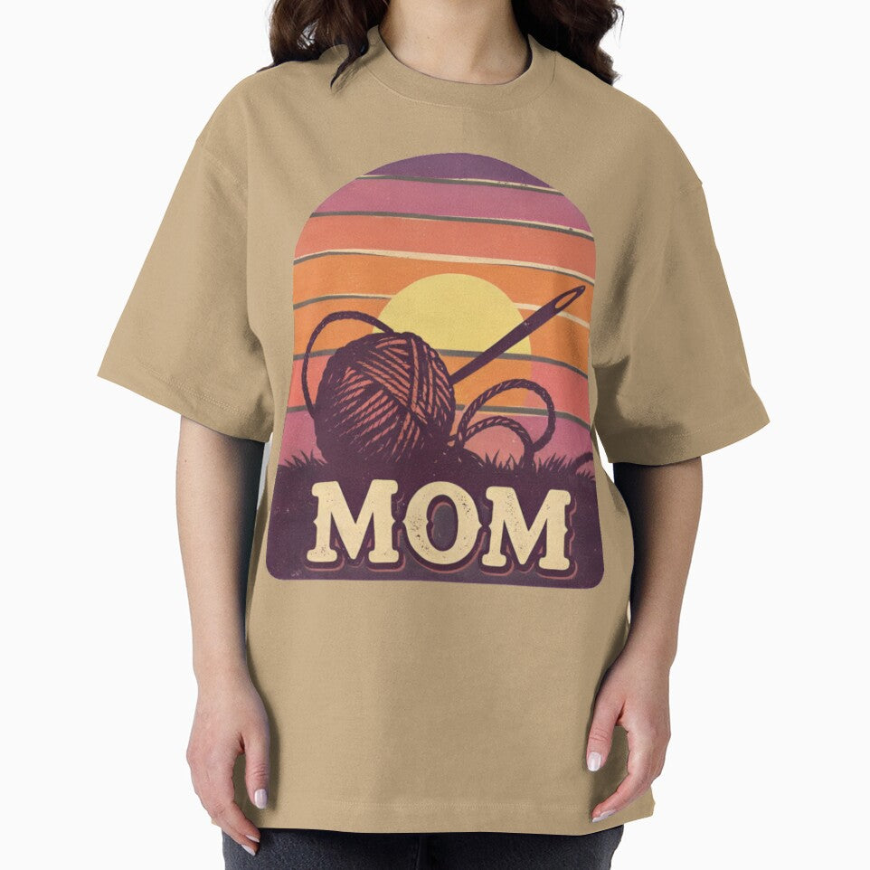 Vintage Sunset Yarn Art for Moms by Mindful56