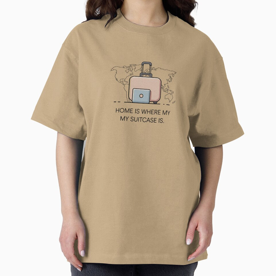 Home Is Where My Suitcase Is – Digital Nomad Travel Minimalist Design by ArcticFoxStudio