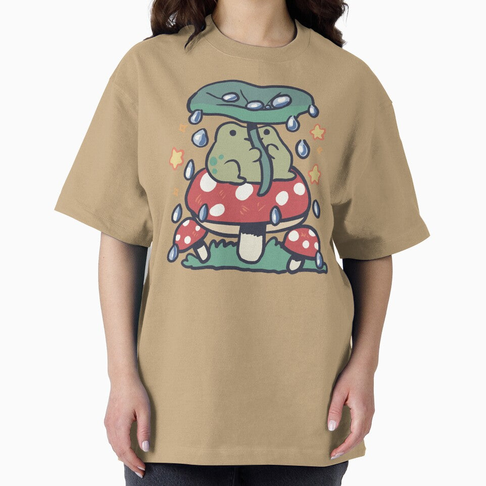 frog on a mushroom by Artofmayara