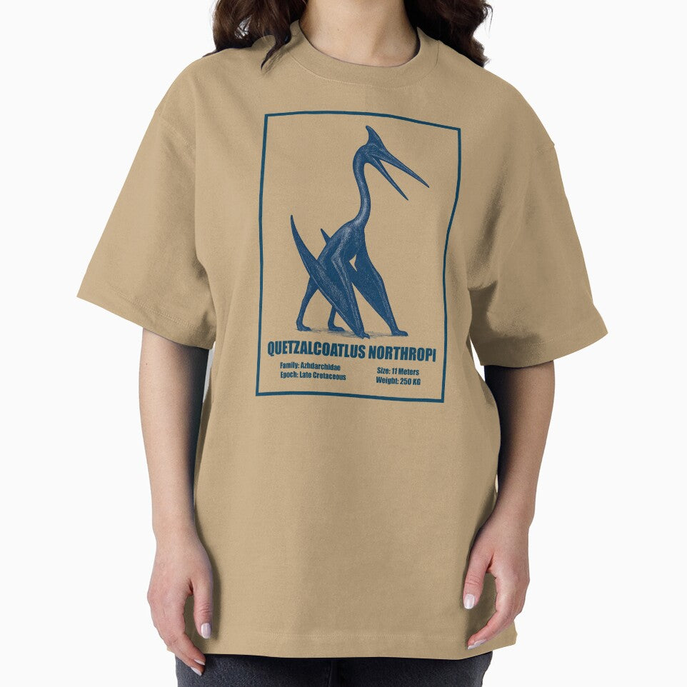 Quetzalcoatlus Northropi – Vintage Dinosaur Illustration by SlatoMato