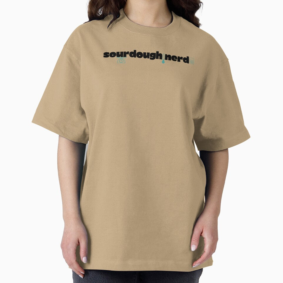 Sourdough Nerd with scale, thermometer and calculator by OnAWhimsy
