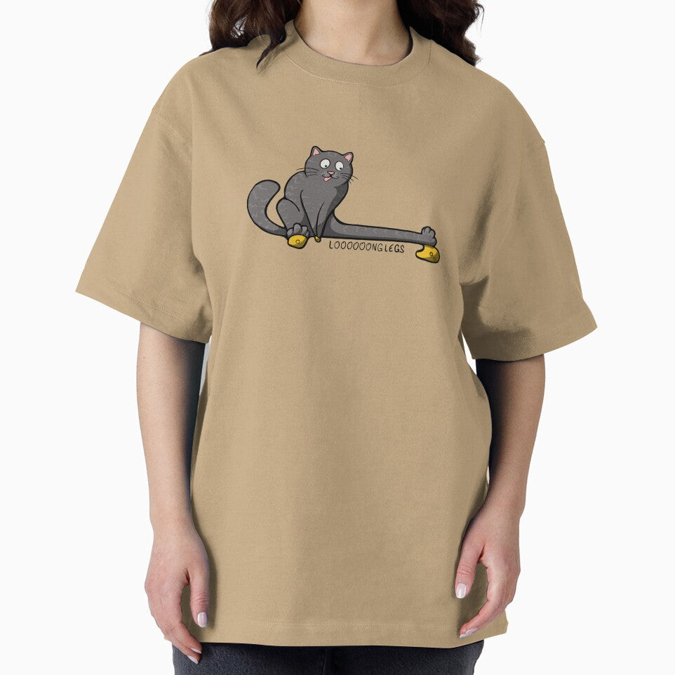 Looooong Legs Climber cat tshrit desgin by Rain Ant