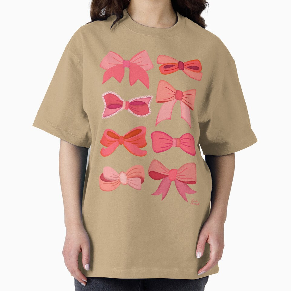 Pretty Bows in Pink by Carrie Cantwell Art
