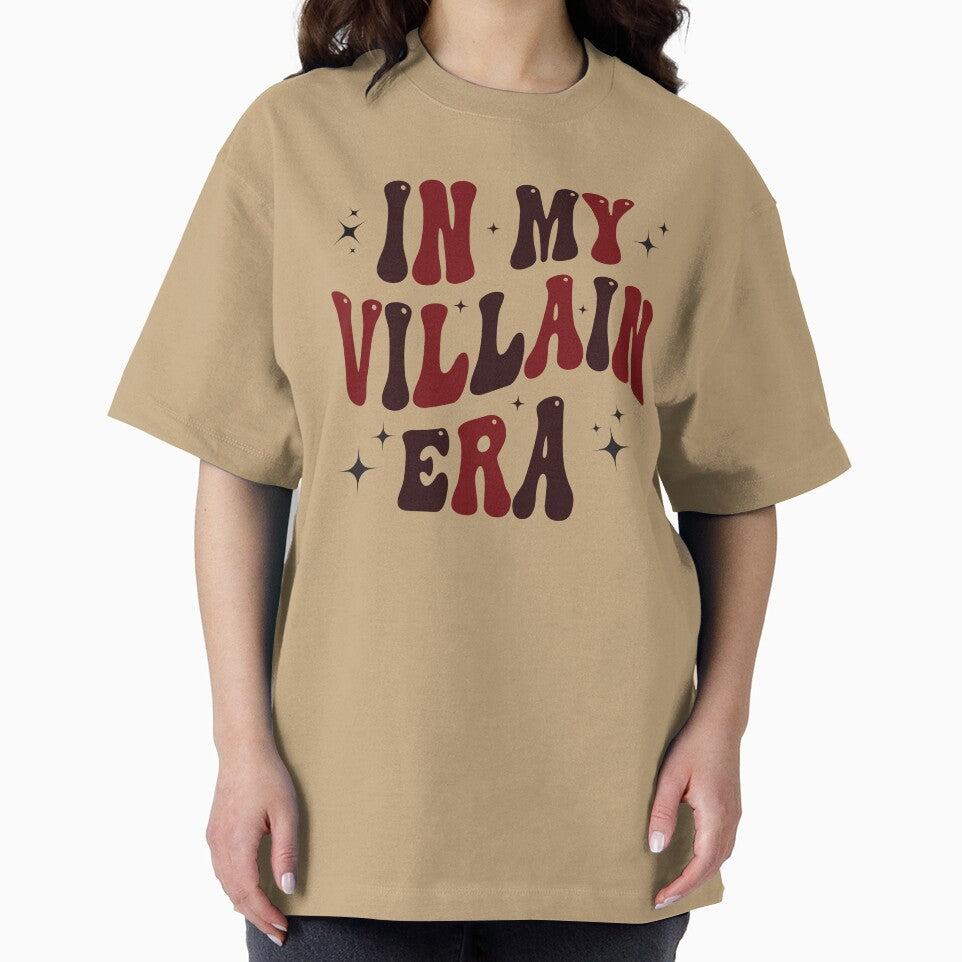 In My Villain Era, In My Villain Era shirt, Groovy Maroon Design by AryaSubramanian