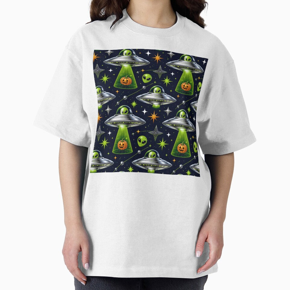 Y2K Retro Futuristic UFO Alien Halloween Abduction by StickyGuys