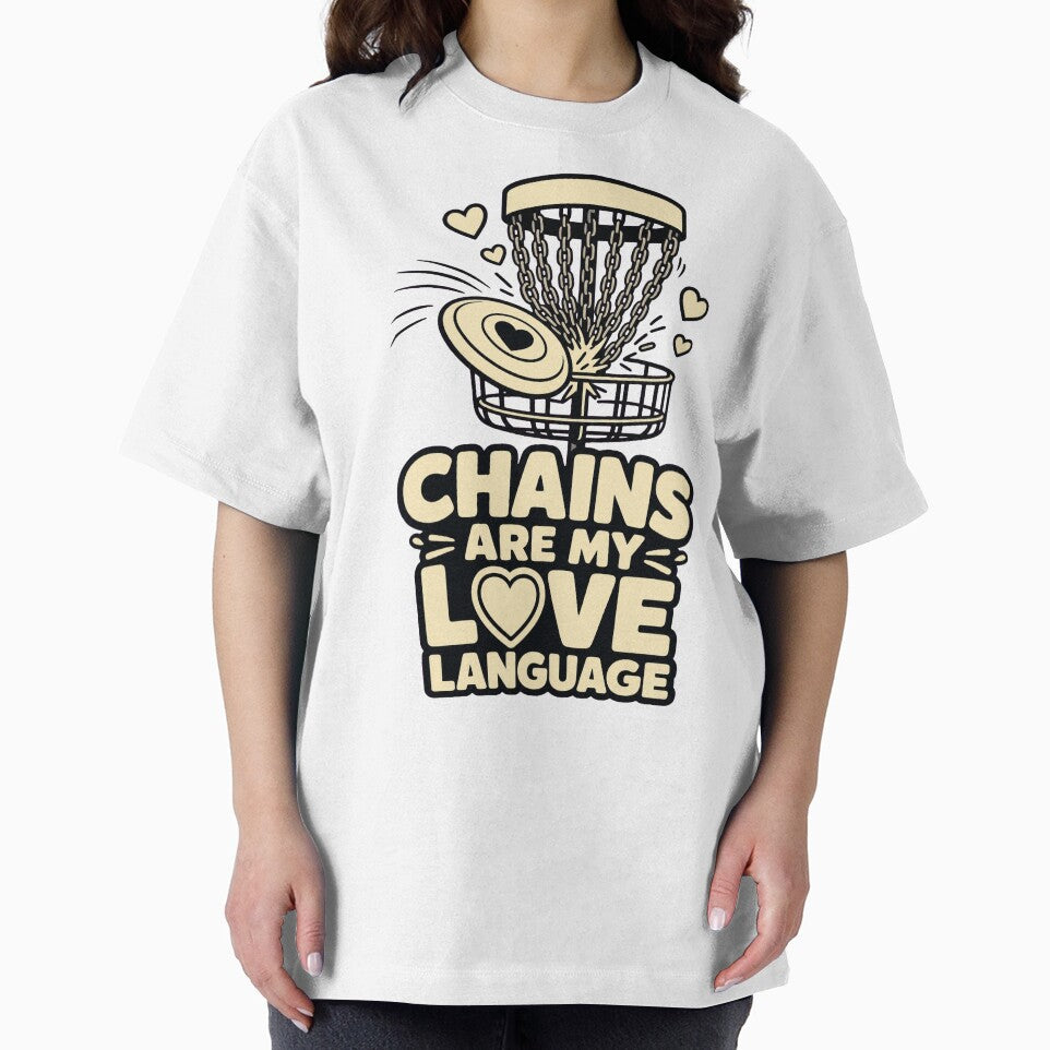 Disc Golf Chains Are My Love Language Funny Disc Golfer by VisualArtsOasis