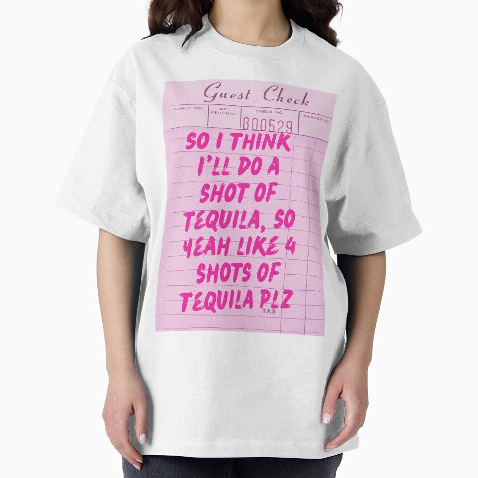 Funny Drinking Quote - One More Shot of Tequila by Zaddie A