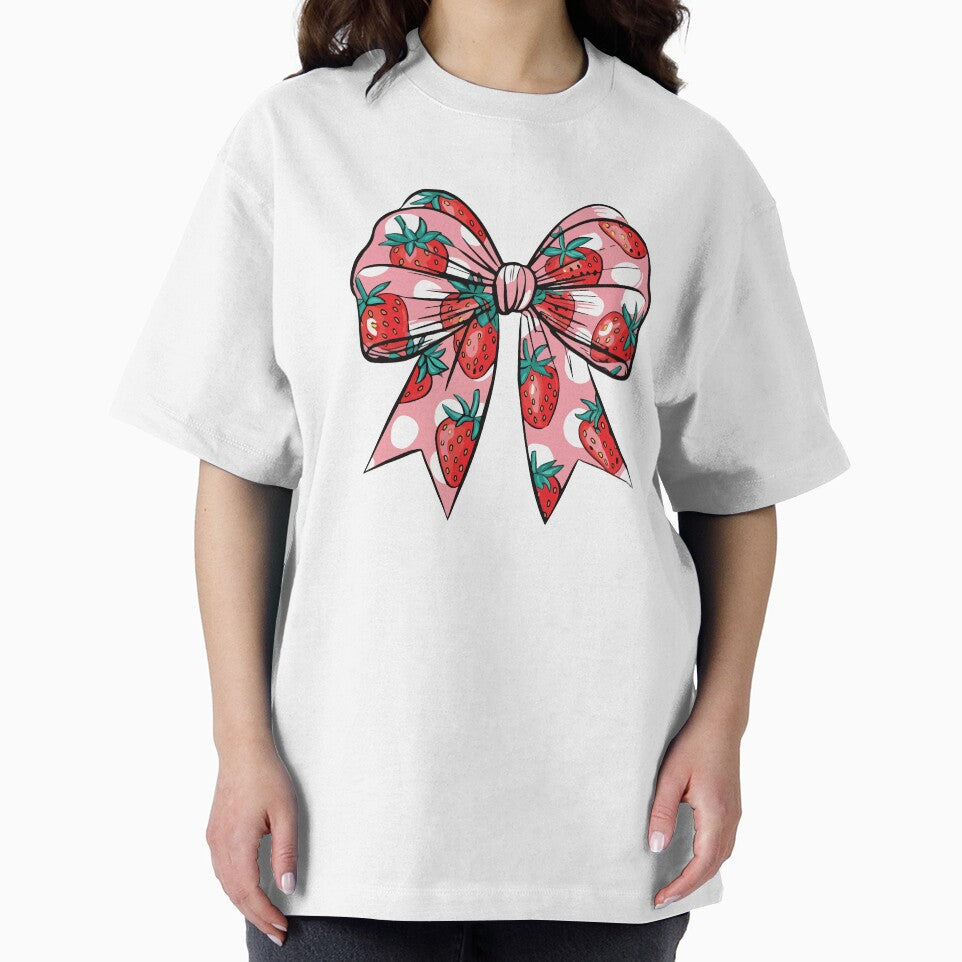 Cute strawberry bow by BrownHorse90s