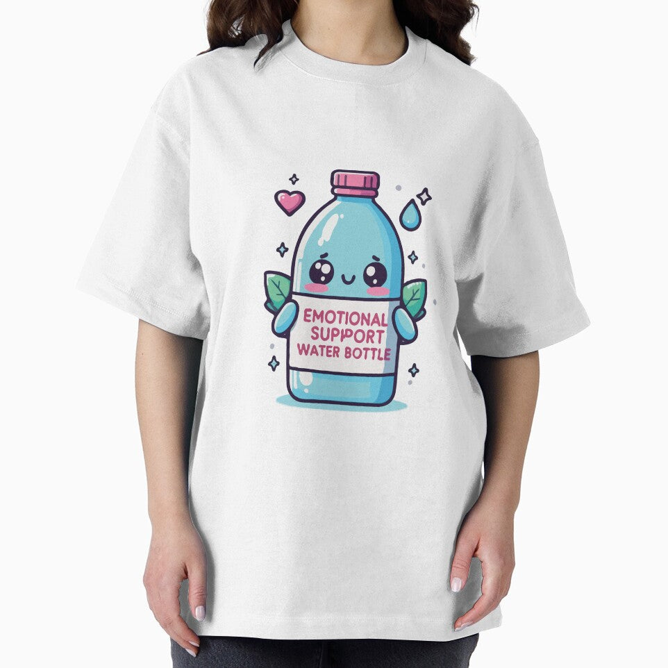 emotional support water bottle blue by TshirtTalkYou