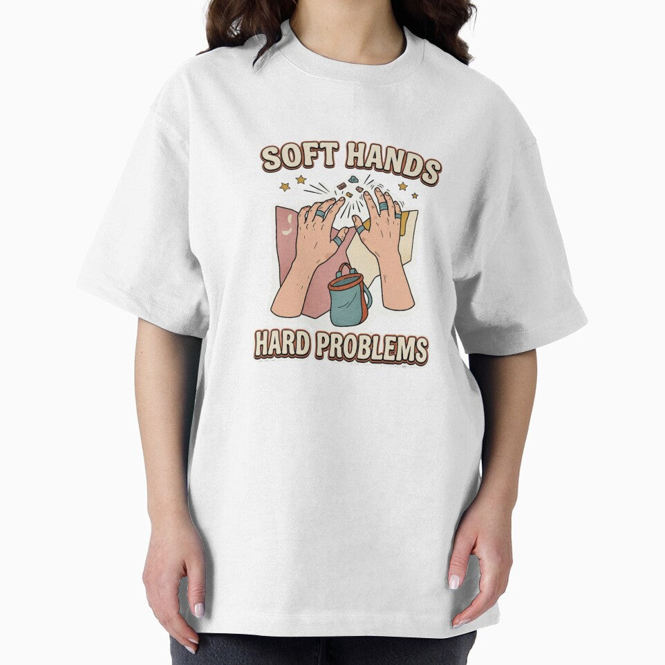 Soft Hands Hard Problems Bouldering Humor by GoofyShopp