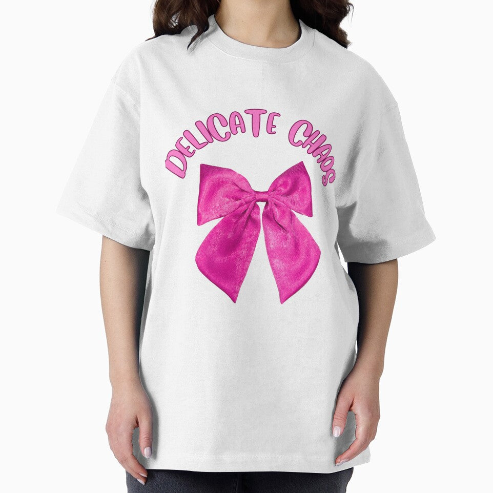 Delicate Chaos Hot Pink Bow by Overshared Studio