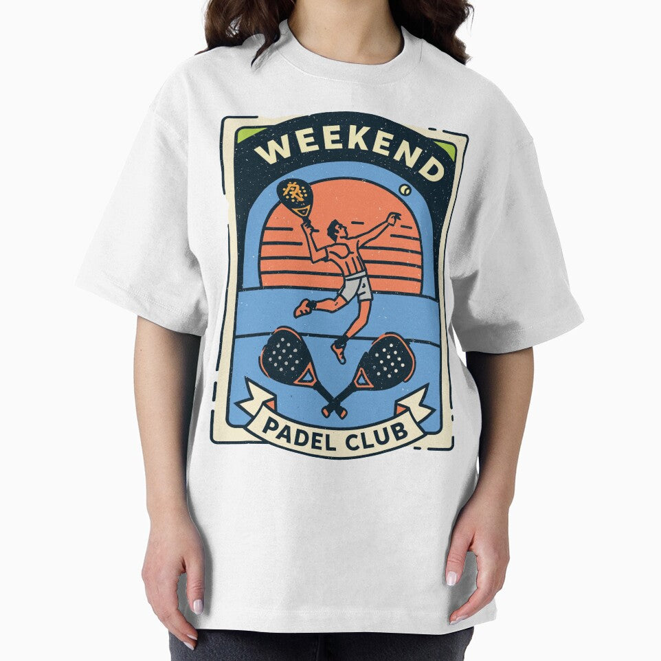 Weekend Padel Club Retro Sports Badge by CourtCStore