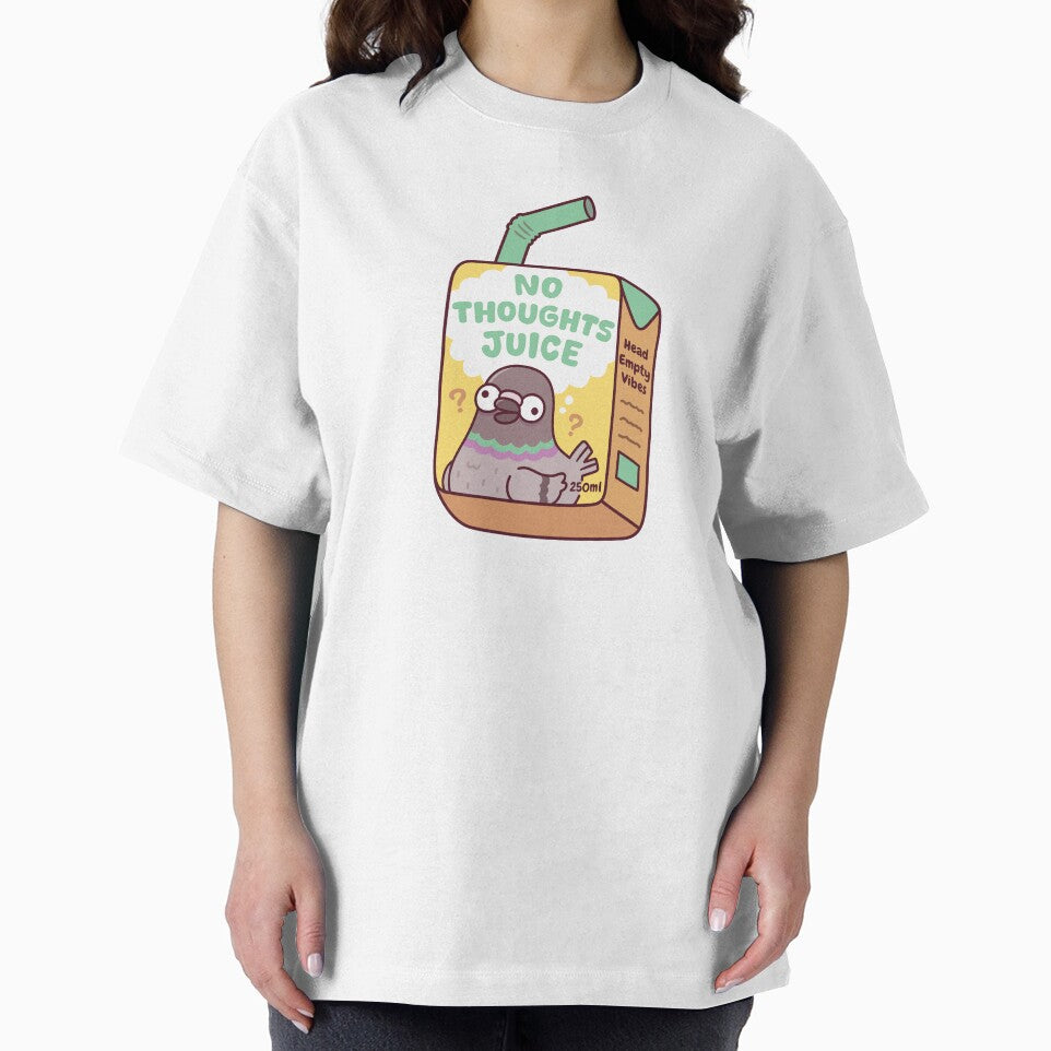 Funny Silly Pigeon No Thoughts Juice Box by rustydoodle