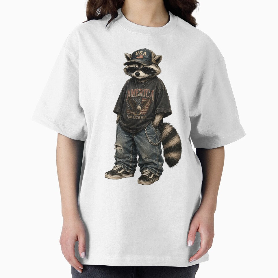 Vintage Americana Raccoon by Peac7e