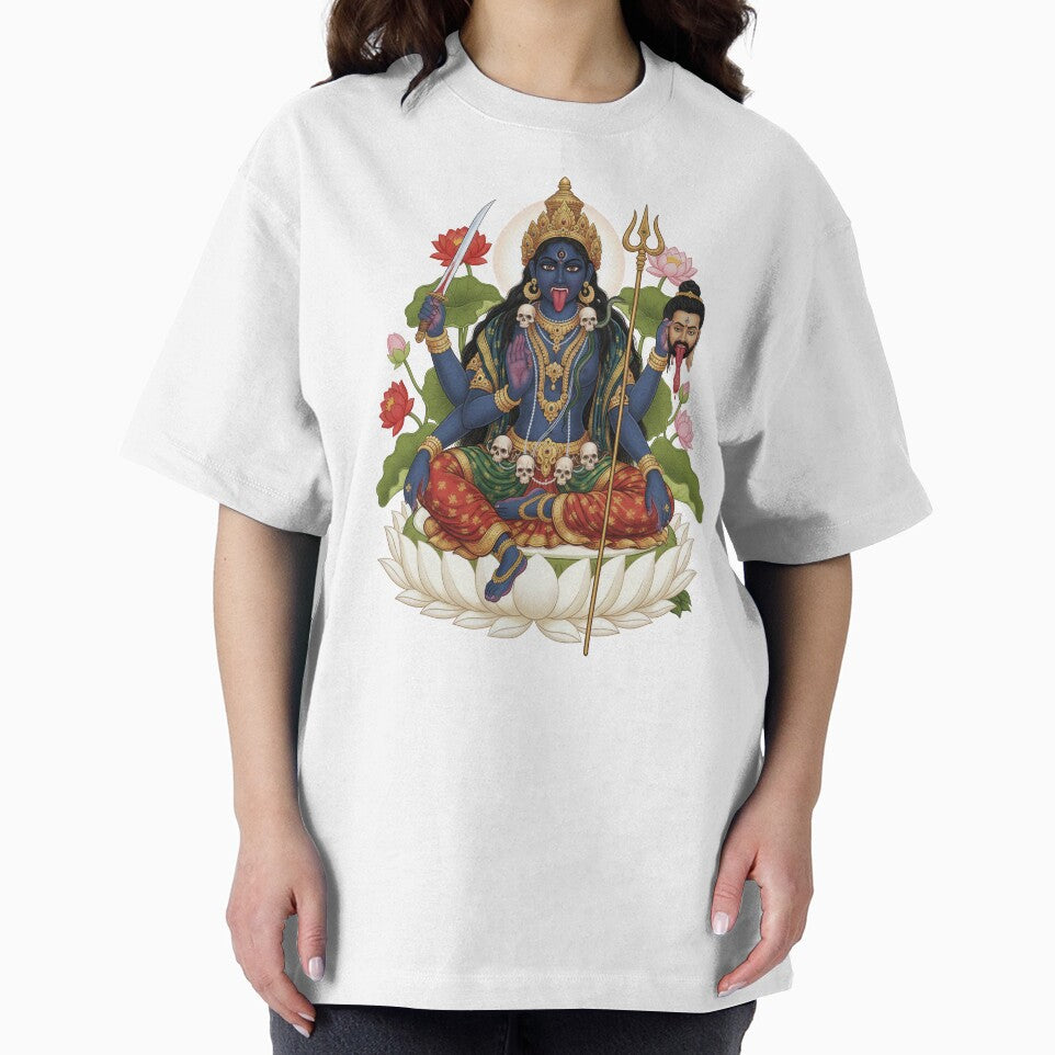 Kali Maa on Lotus Throne by MSRART