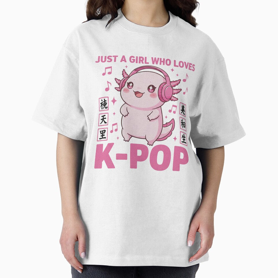 Just A Girl Who Loves K-Pop Axolotl by AdyKurniawan