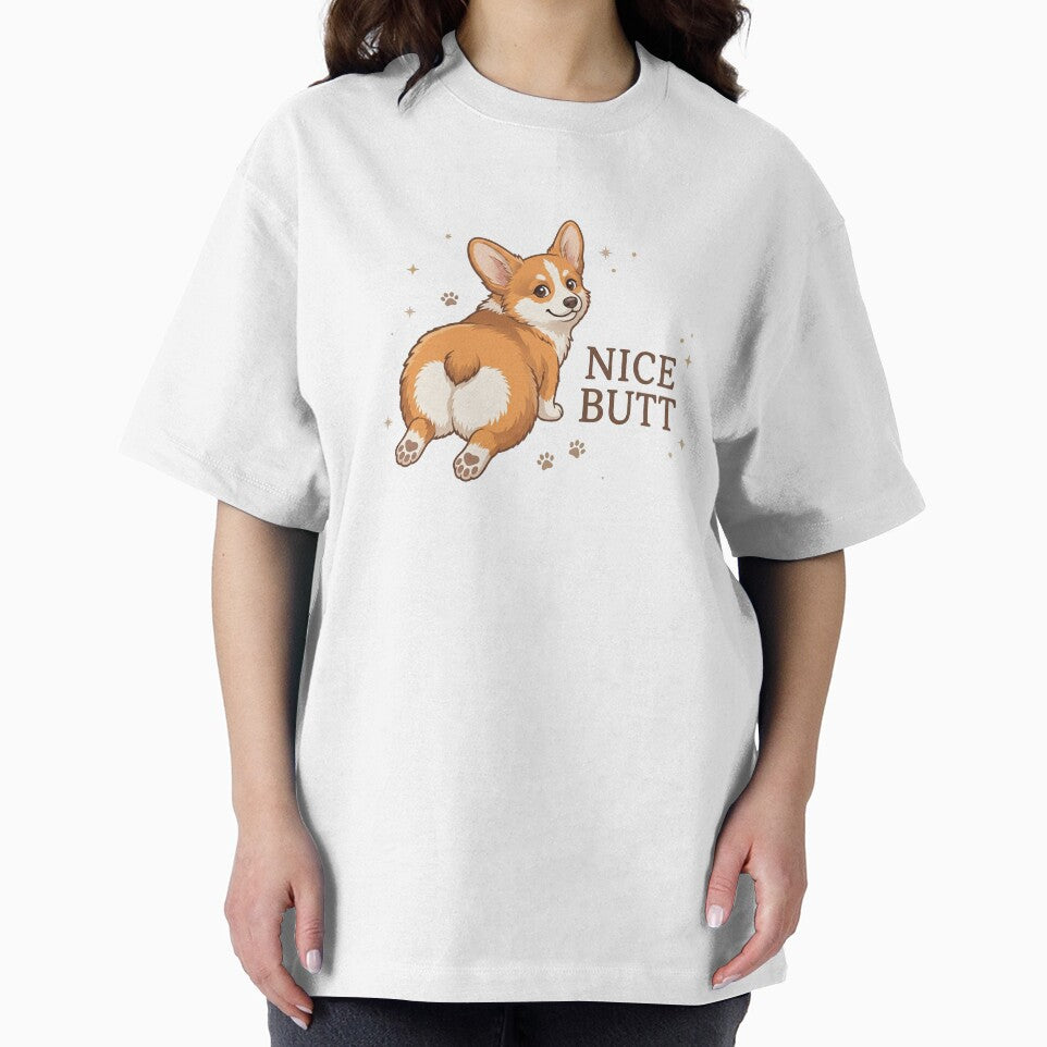 Nice Butt Corgi — Funny Dog Sploot Illustration by fangirl92