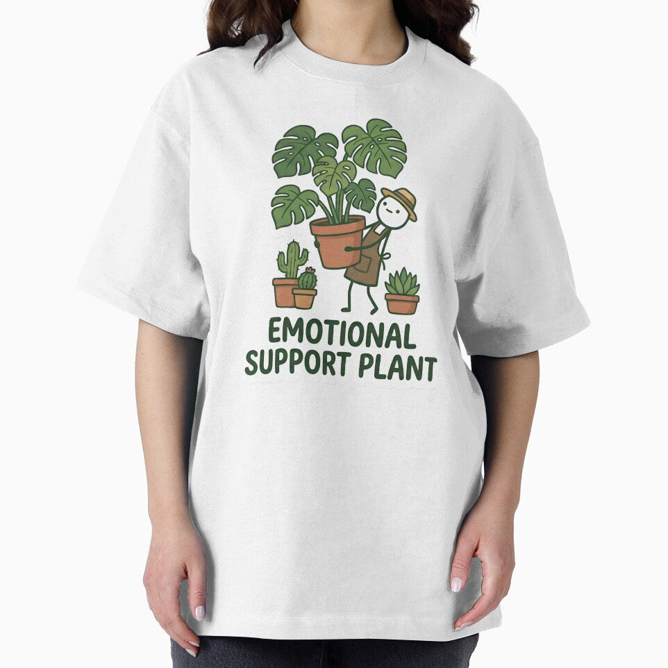 Emotional Support Plant Stickman Cute Gardener Aesthetic Houseplant Lover by StickyGuys