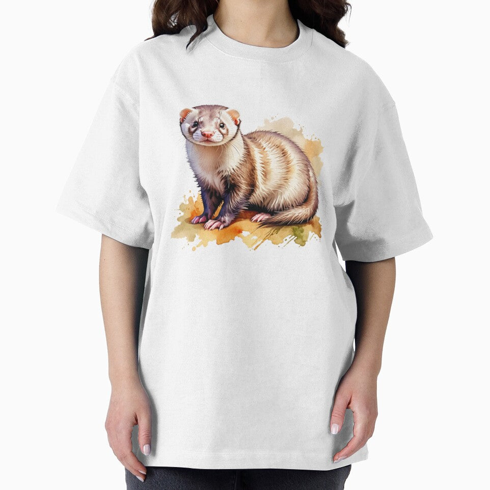 Watercolor Ferret by TheAnimalZ00