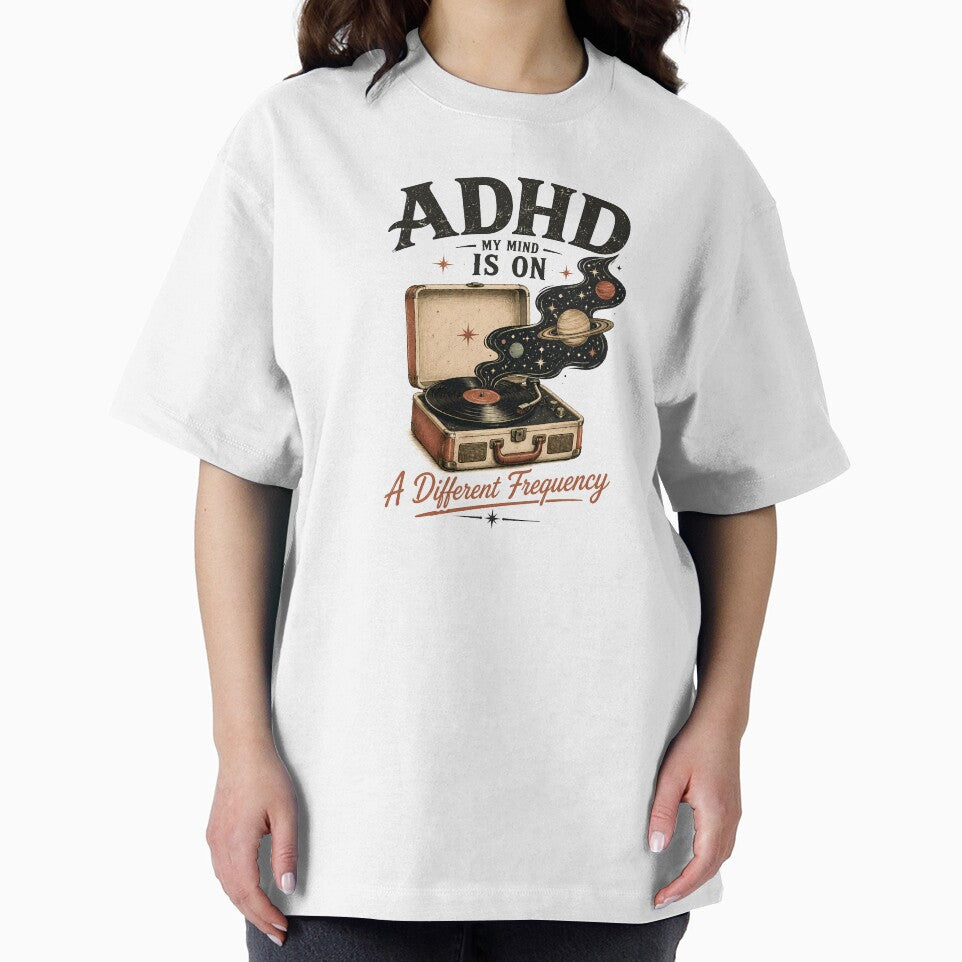 ADHD My Mind Is On Another Frequency  Neurodivergent ADHD Humor Quote by Marti’s Shop Corner