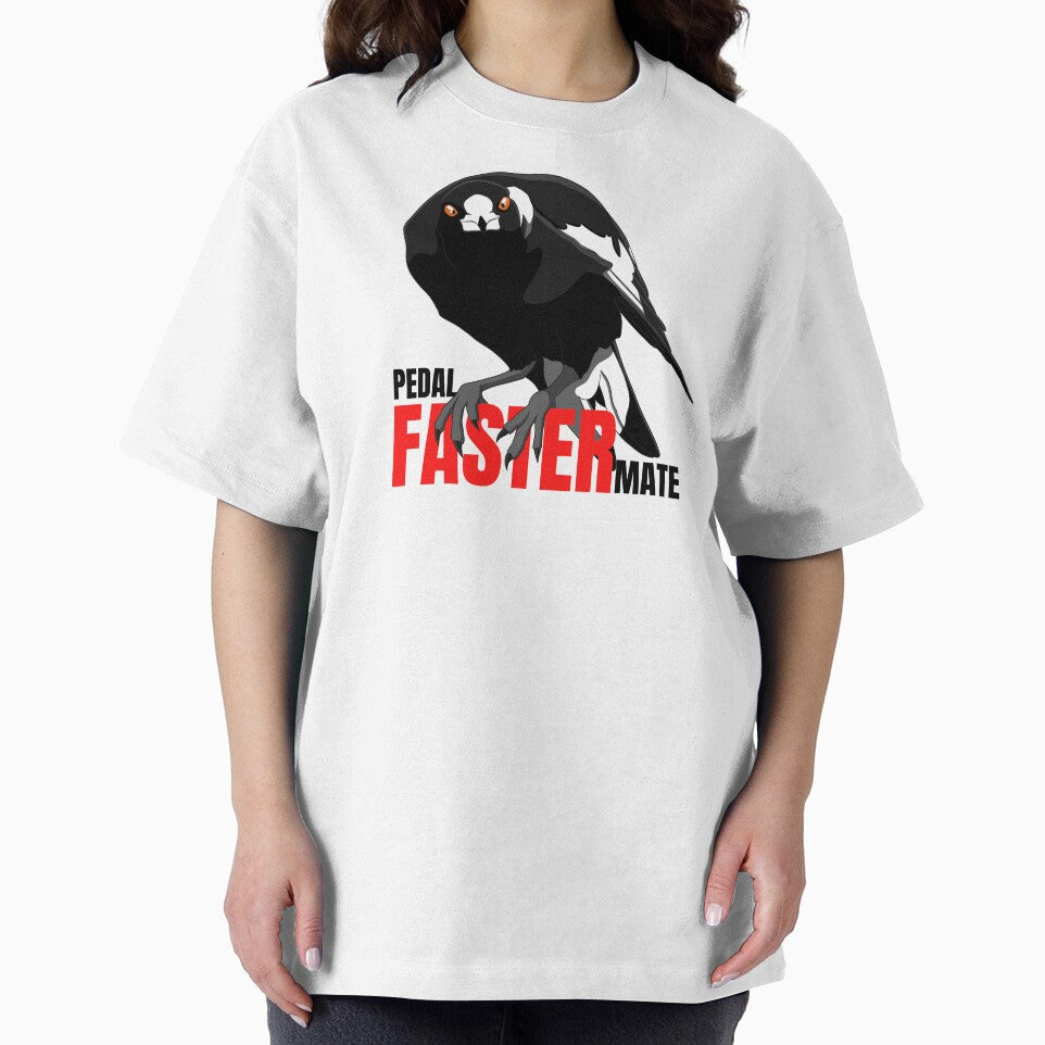 Pedal faster mate, magpie swooping season by aussiemaggieluv