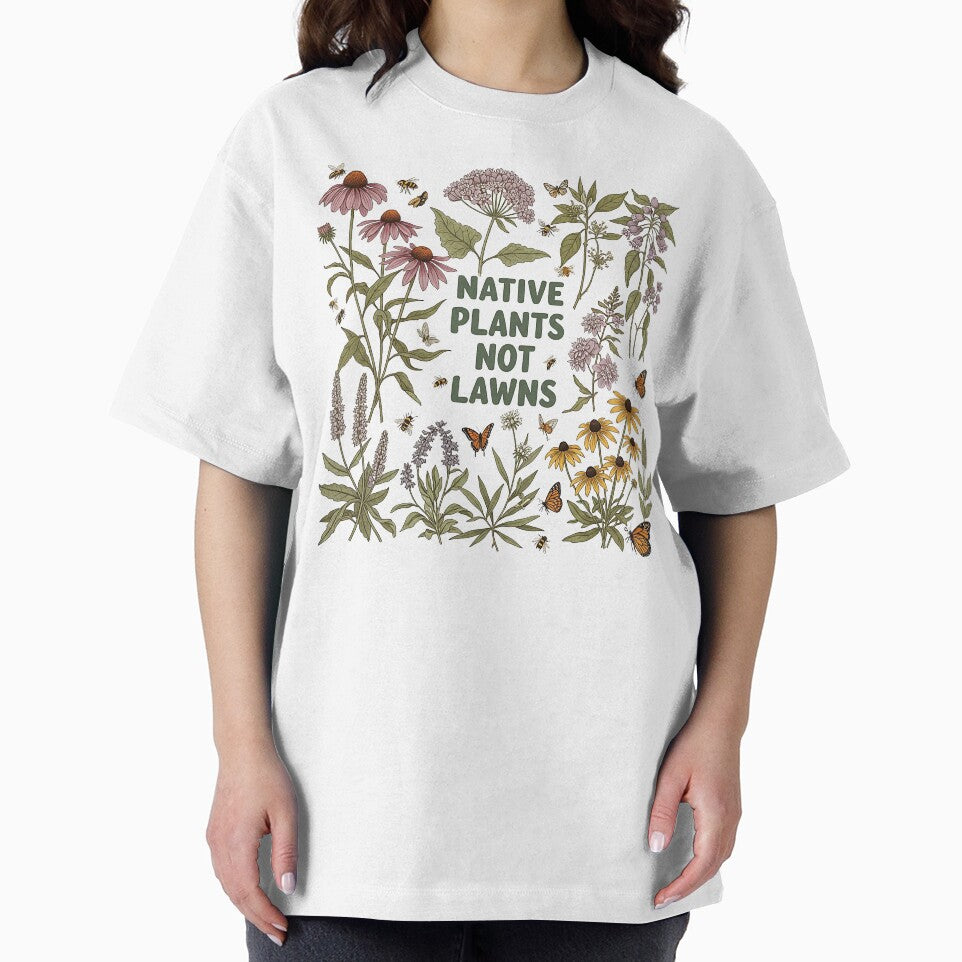 Vintage Botanical Native Plants Art | Native Plants Not Lawns by SholoStudio