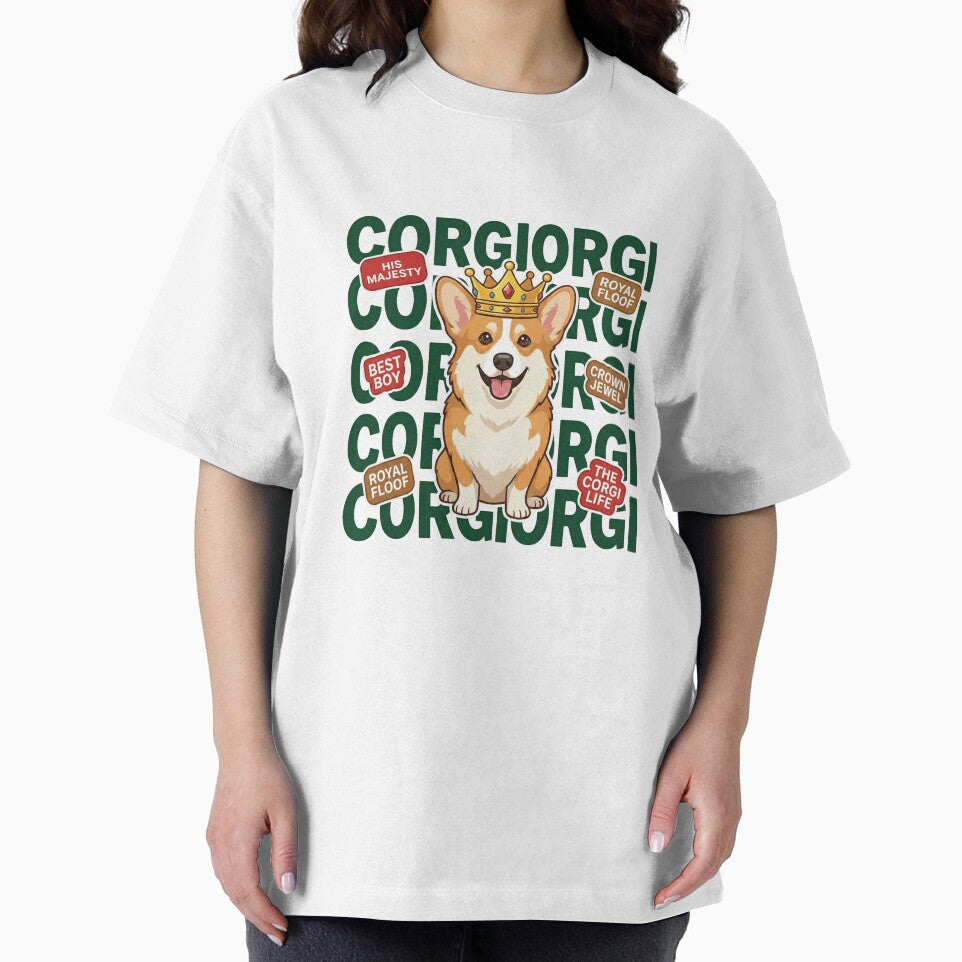 Funny Corgi Sploot Lazy Dog Cartoon by ArtzyFlow