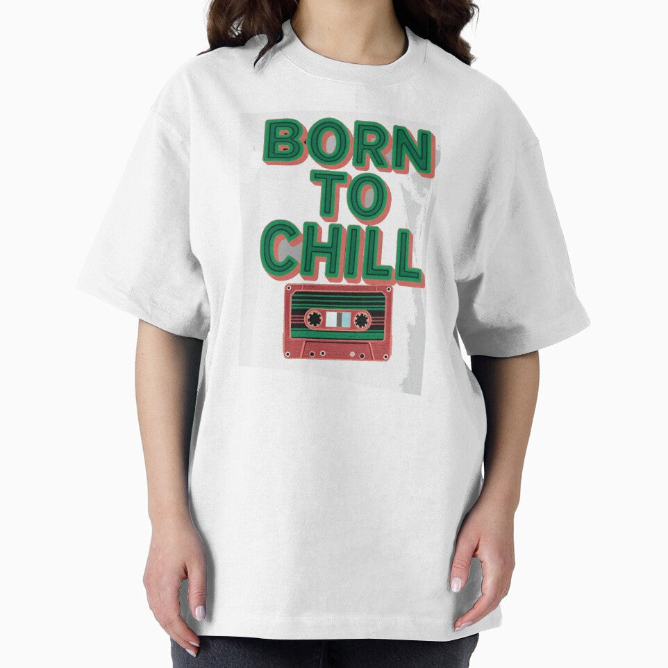 Born To Chill 80s Tee by Mystic & Celestial Art
