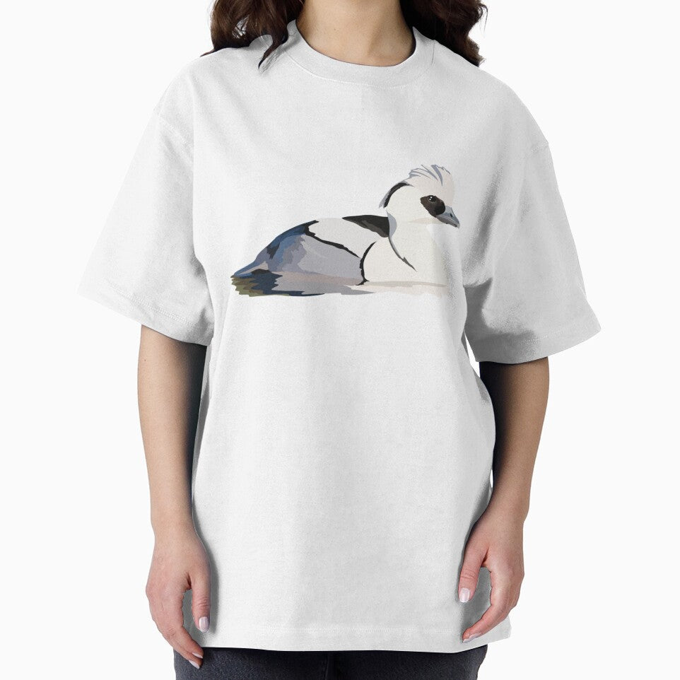 S is for Smew,Smew Illustration – Elegant Winter Duck Wildlife Art by PrettylittlepastelUk