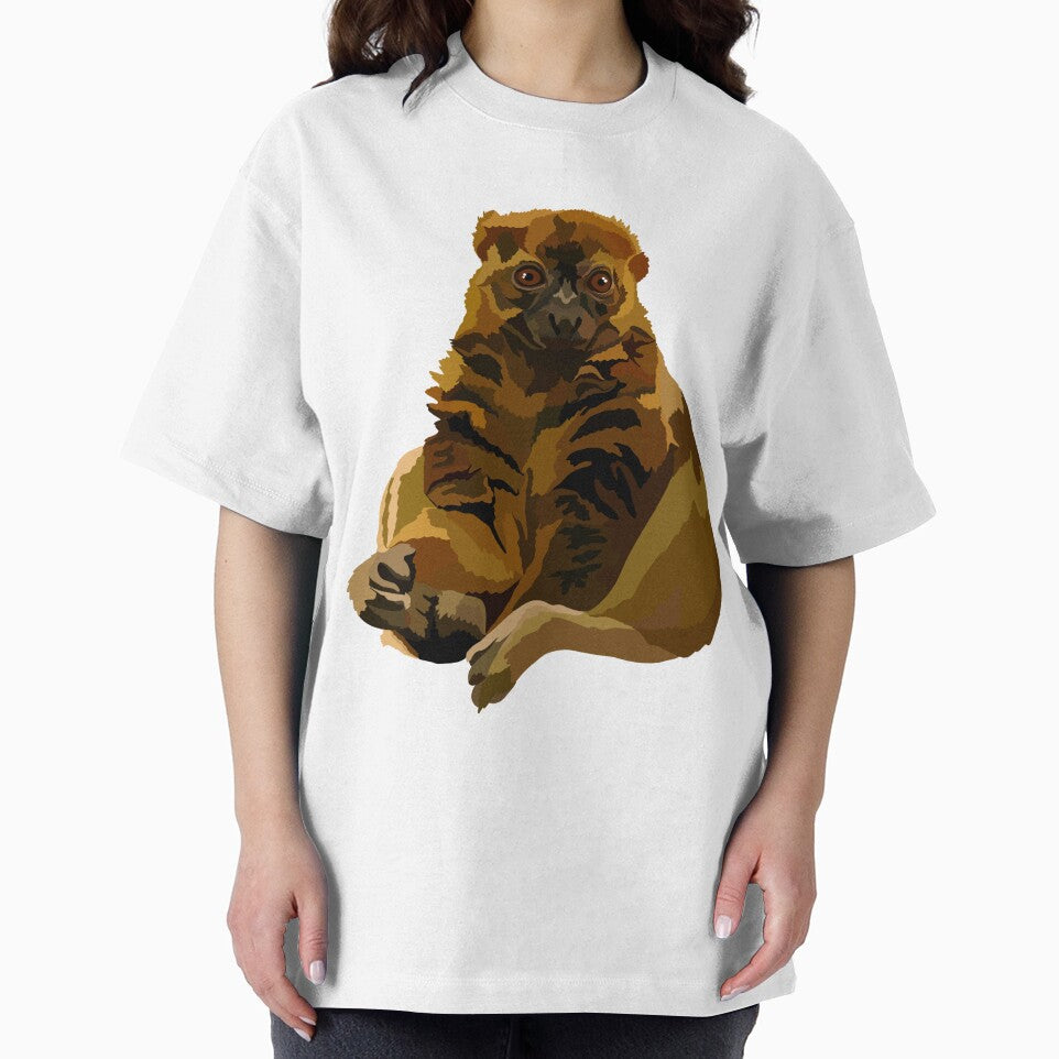 B is for Bamboo Lemur,Bamboo Lemur Artwork – Unique Primate Illustration and Madagascar Wildlife Design by PrettylittlepastelUk