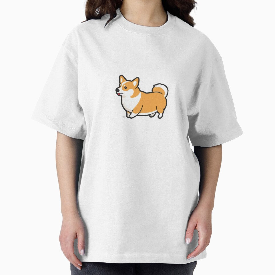 Cute Corgi Butt Fluffy Dog Sticker for Corgi Lovers by NeonNerd Studio