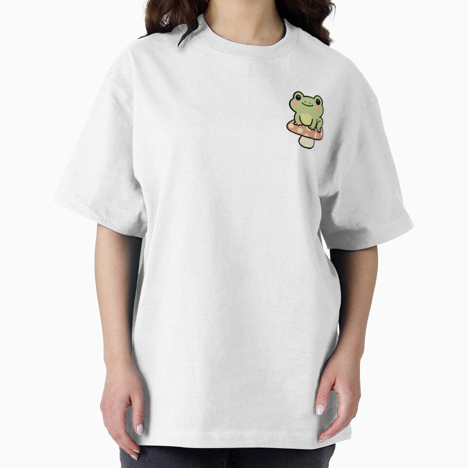 Frog on mushroom by Producer_Goose