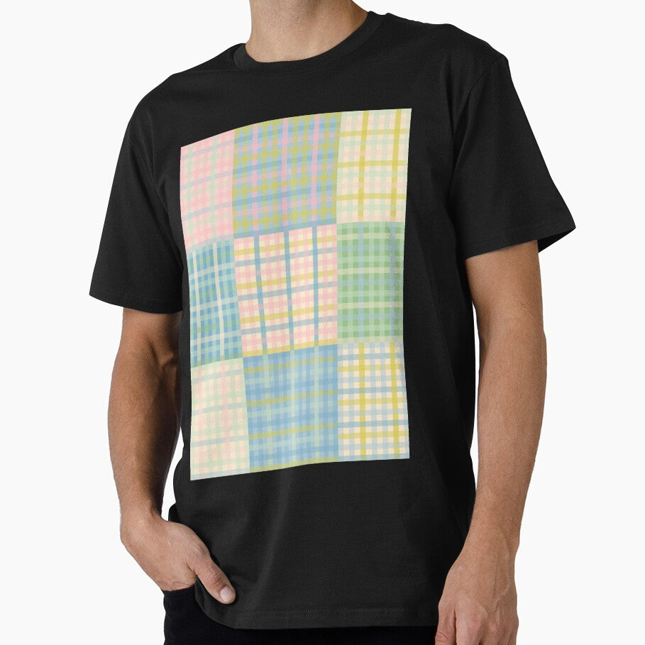 Gingham Patchwork Pastel Checkered Pattern by kierkegaard