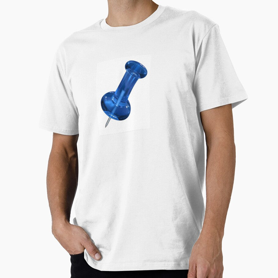 Big Blue Thumbtack by alleycatt111