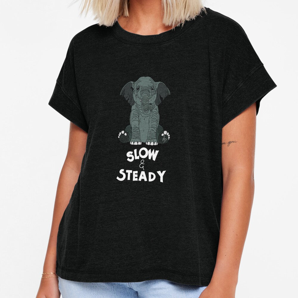 Slow & Steady Elephant Art by givememytees