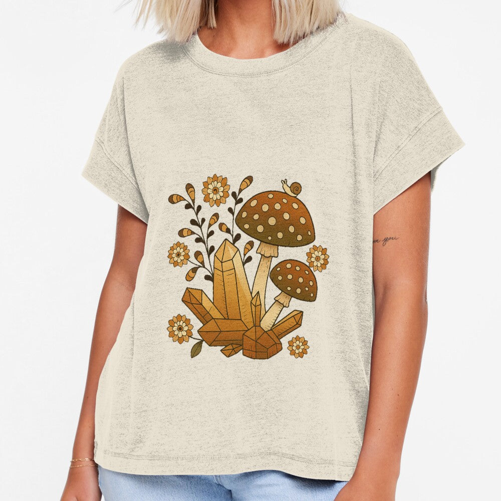 Mushrooms and Crystals in Autumn Style by VibesNunes.desigs