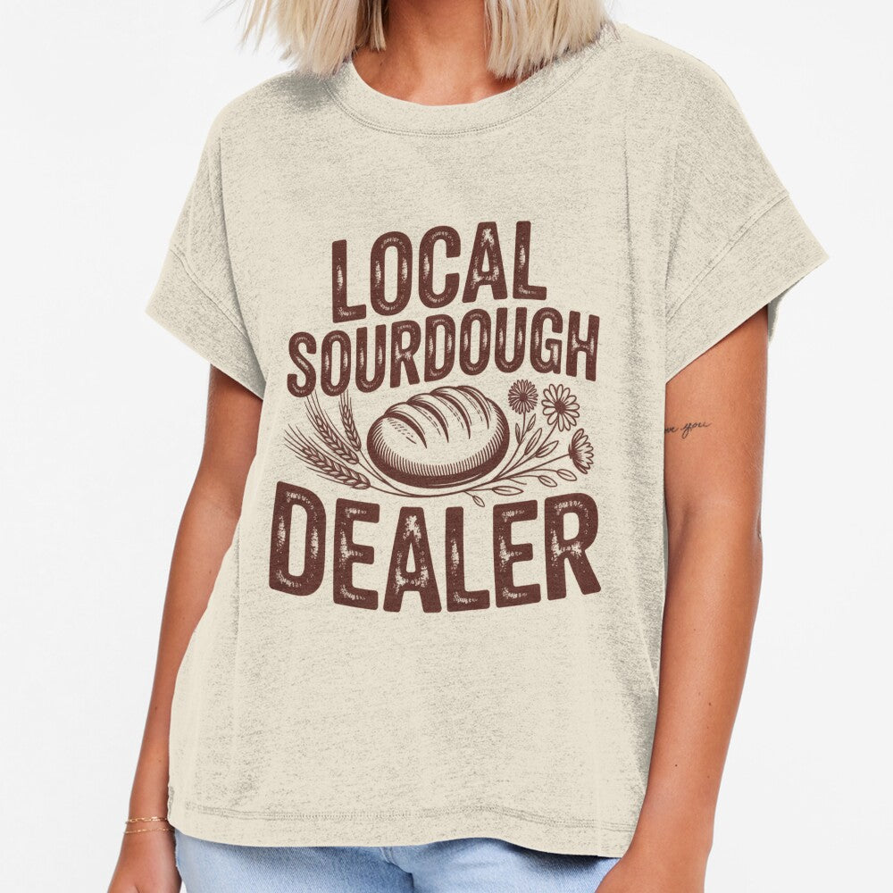 Local Sourdough Dealer Funny Baking T-Shirt by Eltjarah