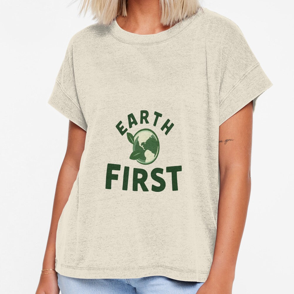 Earth First Eco Planet – Save The Earth Nature Lover Environmental Awareness by PIXENTRA