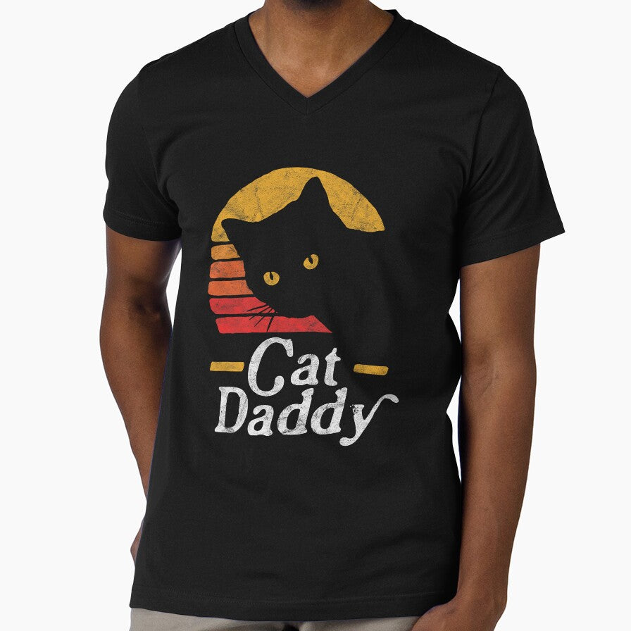 Cat Daddy Vintage Cat Retro Distressed by KristineLi