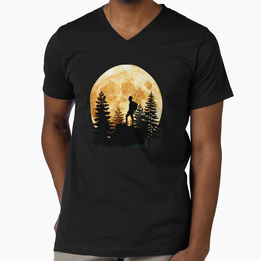 Hiking by Moonlight by Rich Summers Art