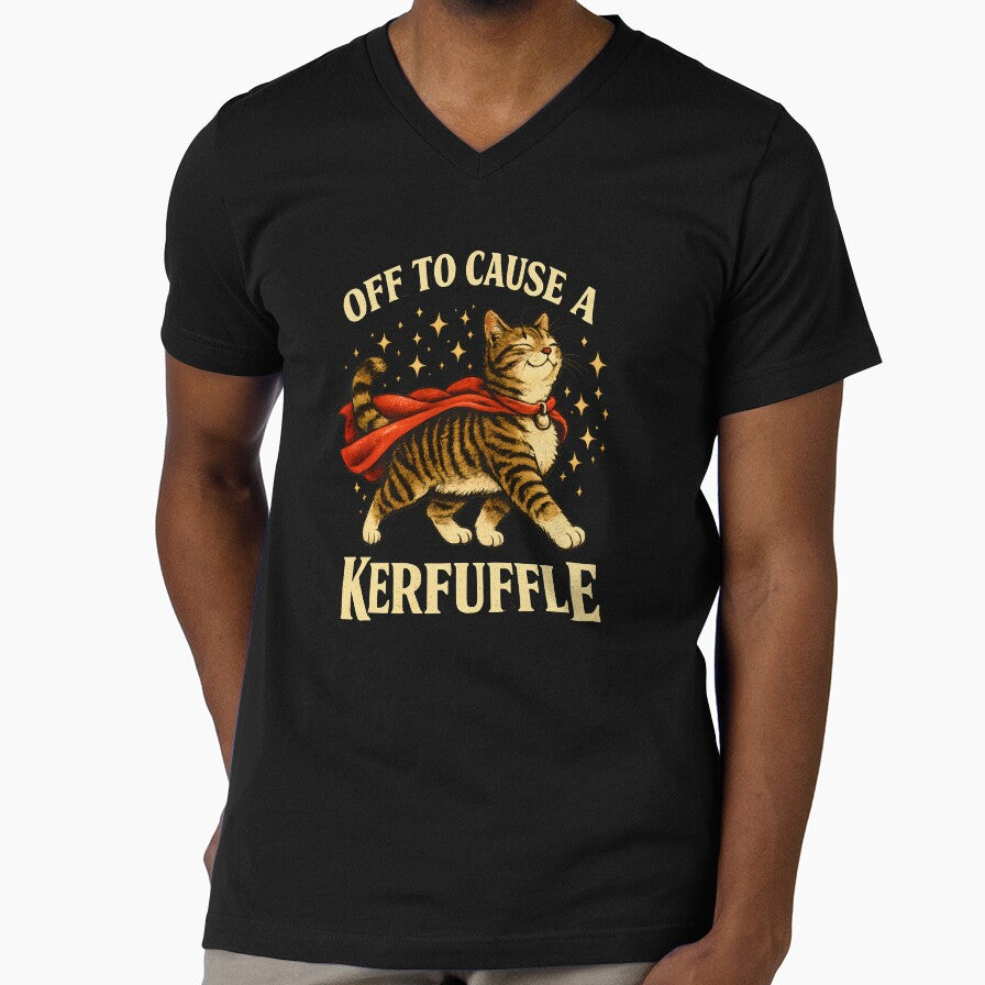 Off to Cause a Kerfuffle Funny Cat by JODYSMORGAN
