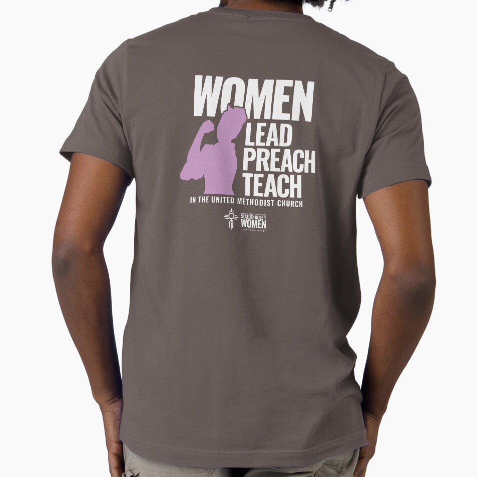 Women Lead Preach Teach in the UMC (dark shirt) by GCSRW