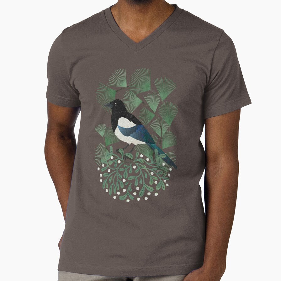 Magpie & Mistletoe by littleclyde