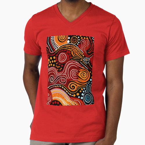Abstract aboriginal art by Vilemo