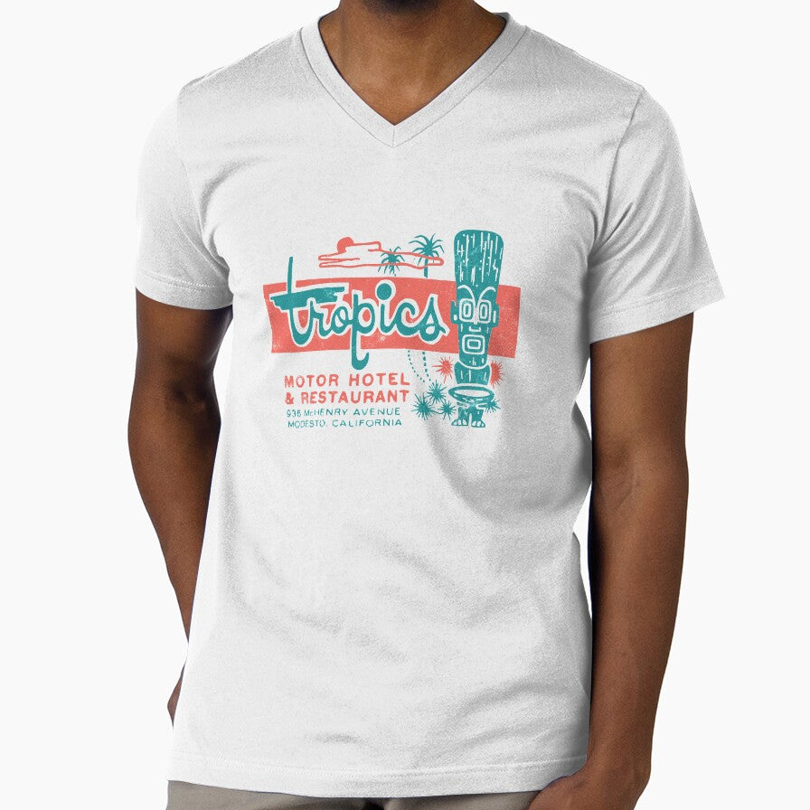 Tropics Motor Hotel / Tiki / 1950s / Polynesian / Retro Surf Style by Roger-C