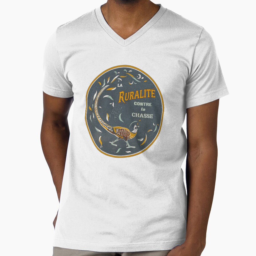Art Nouveau, rural, and anti-hunting pheasant by Loki Propagandart