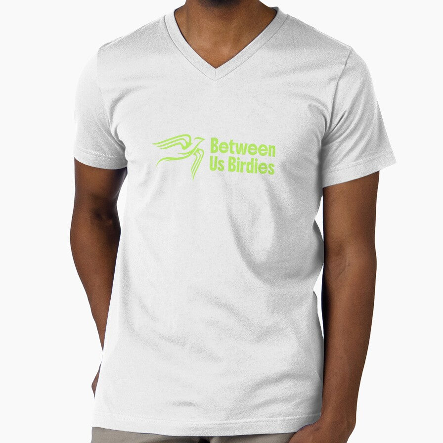 Between Us Birdies Unisex V-Neck - OG logo by BetweenUsBirdies
