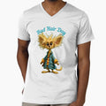 Funny Bad Hair Day – Cute Fluffy Chihuahua by AJ Art Studio